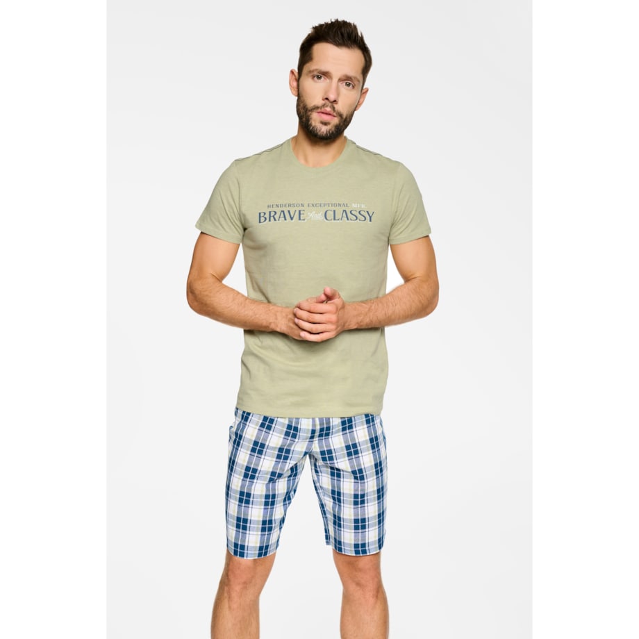 Piżama Proud 39735-65X Miętowa Miętowy, M