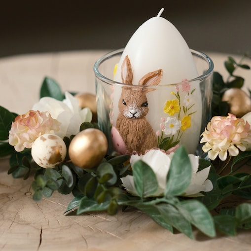 Świeca Bunnyegg z motywem królika