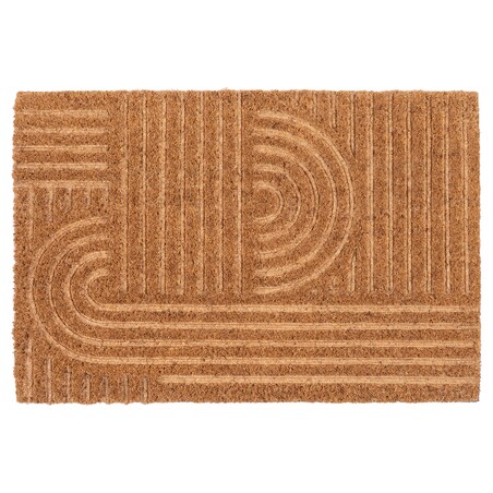 Wycieraczka wejściowa 40x60 cm geometryczna kokosowa pod drzwi