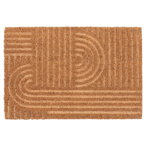 Wycieraczka wejściowa 40x60 cm geometryczna kokosowa pod drzwi