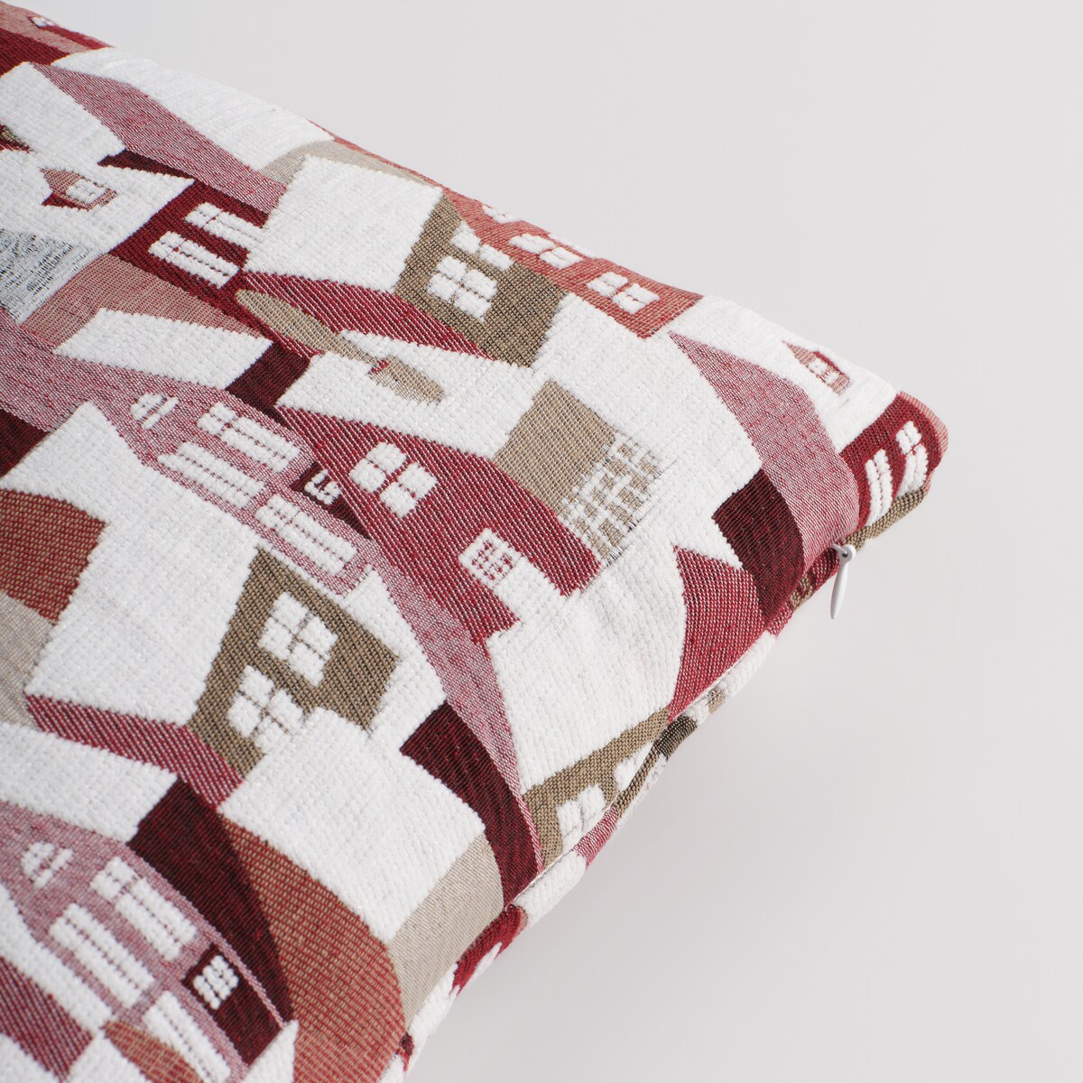 Poszewka Żakardowa Tromoso 45x45 cm z motywem domku