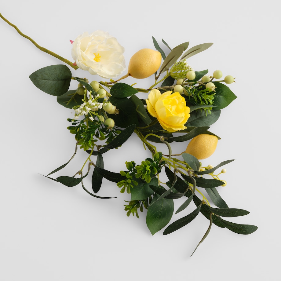 Kwiat Limoni z motywem owoców