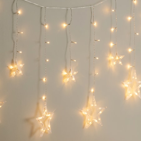 Kurtyna Świetlna Starnis z motywem gwiazdy