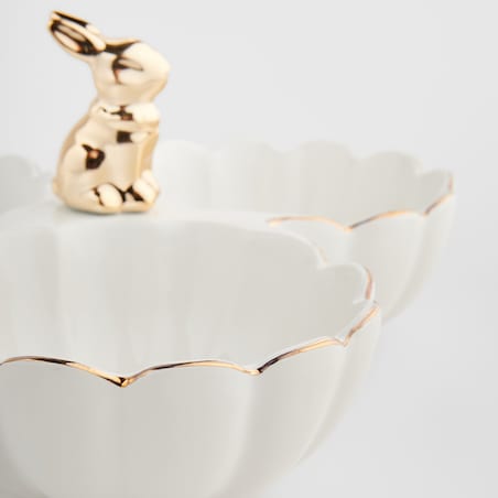 Patera Wonderland triple z motywem królika