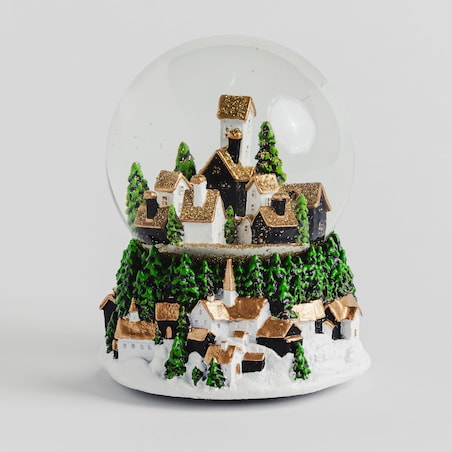 Kula Śnieżna Z Pozytywką Christmas Village Small