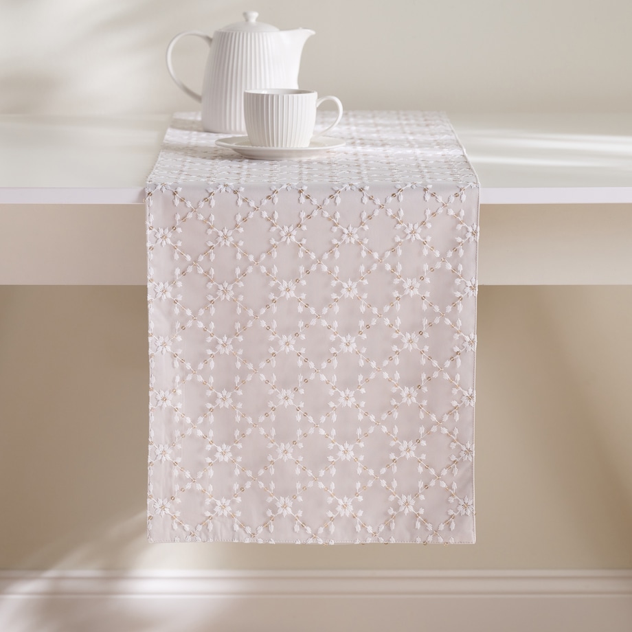 Bieżnik Haftowany Lysara 35x180 cm