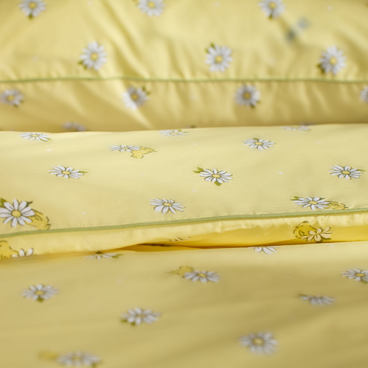 Pościel bawełniana z lamówką Diloso 140x200 cm z motywem kwiatowym