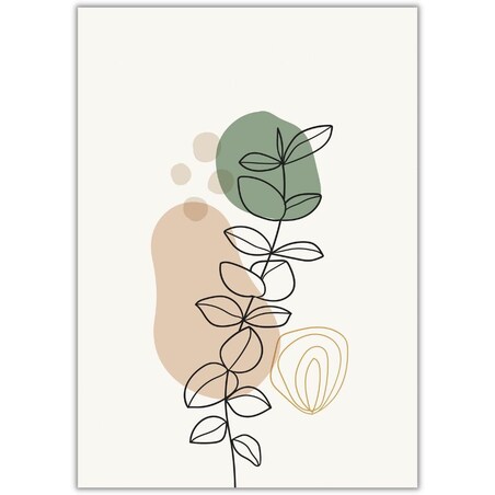 plakat abstract nature 3 21x30 cm