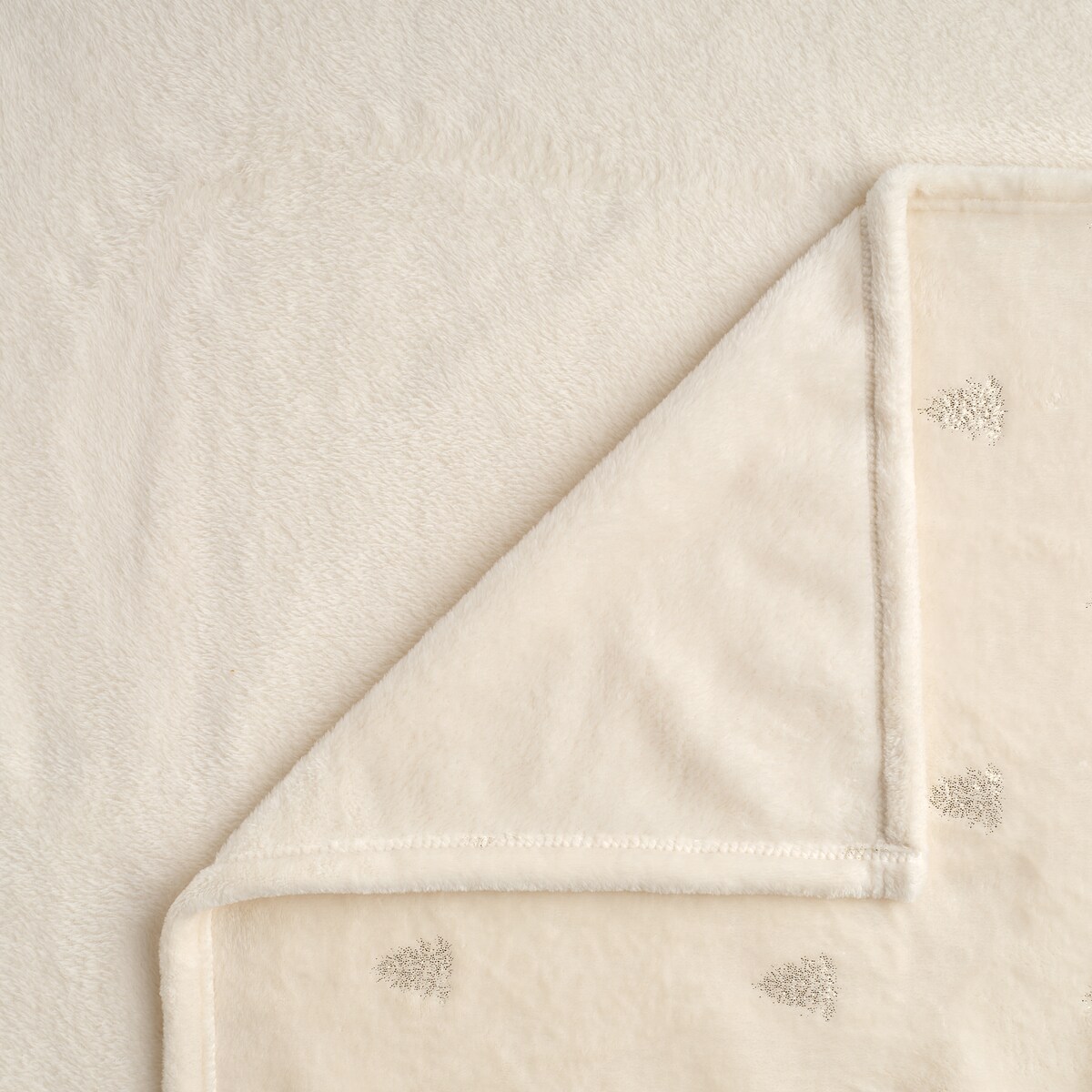 Drukowany koc Genna 150x200 cm z motywem choinki