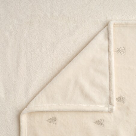 Drukowany koc Genna 150x200 cm z motywem choinki