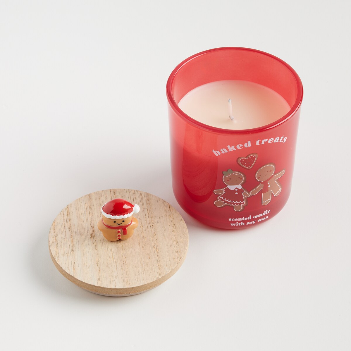 Świeca Zapachowa Ginno cookie z motywem piernika