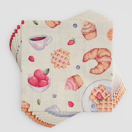 Komplet Serwetek Brunchery