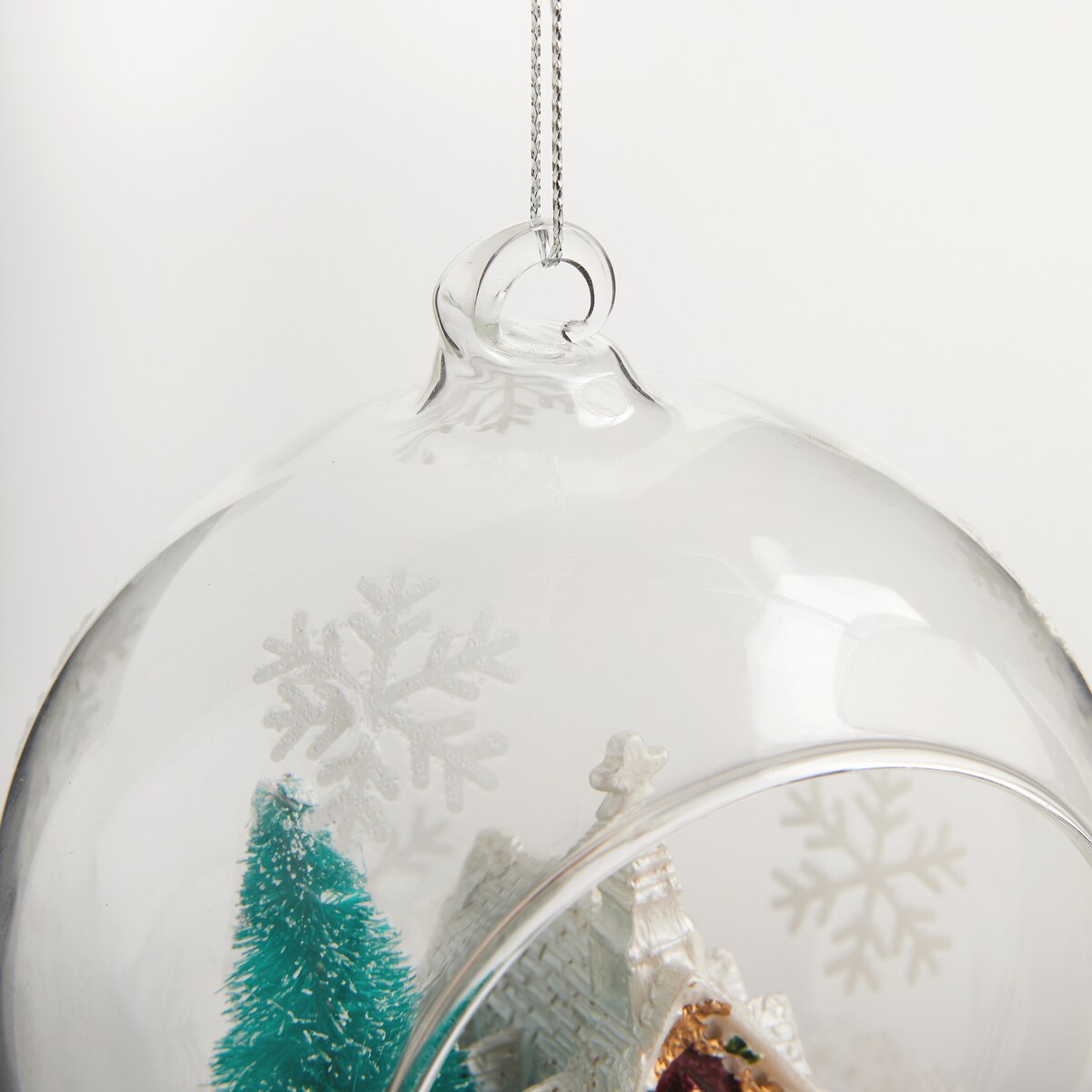 Bombka szklana Glamhousio z motywem domku