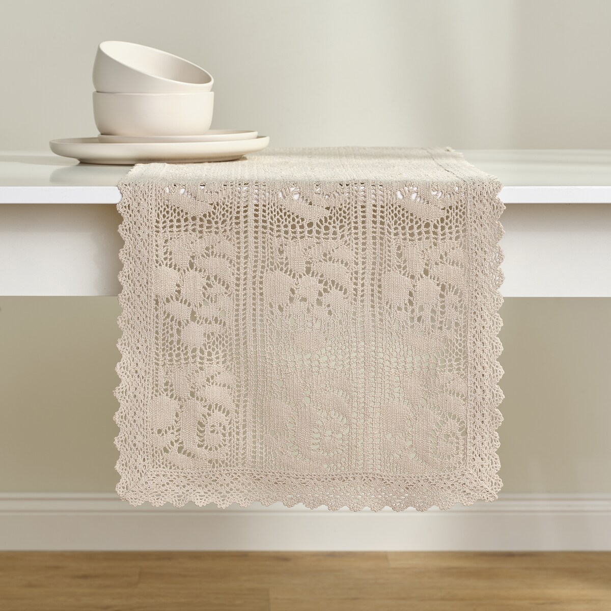 Bieżnik koronkowy Folk2 35x180 cm