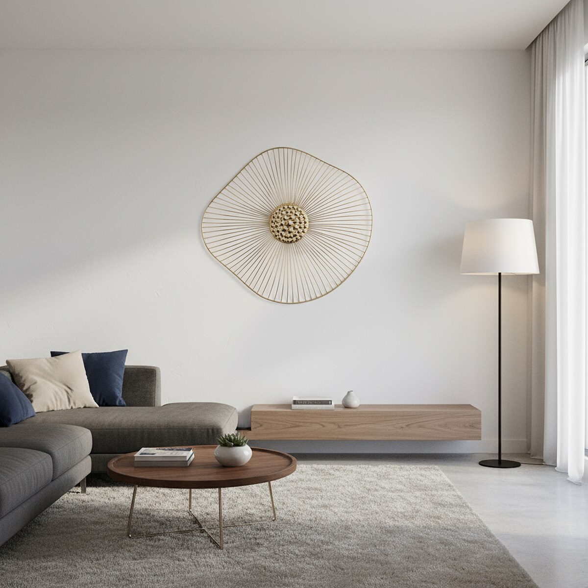 Dekoracja Ścienna Radira z motywem geometrycznym