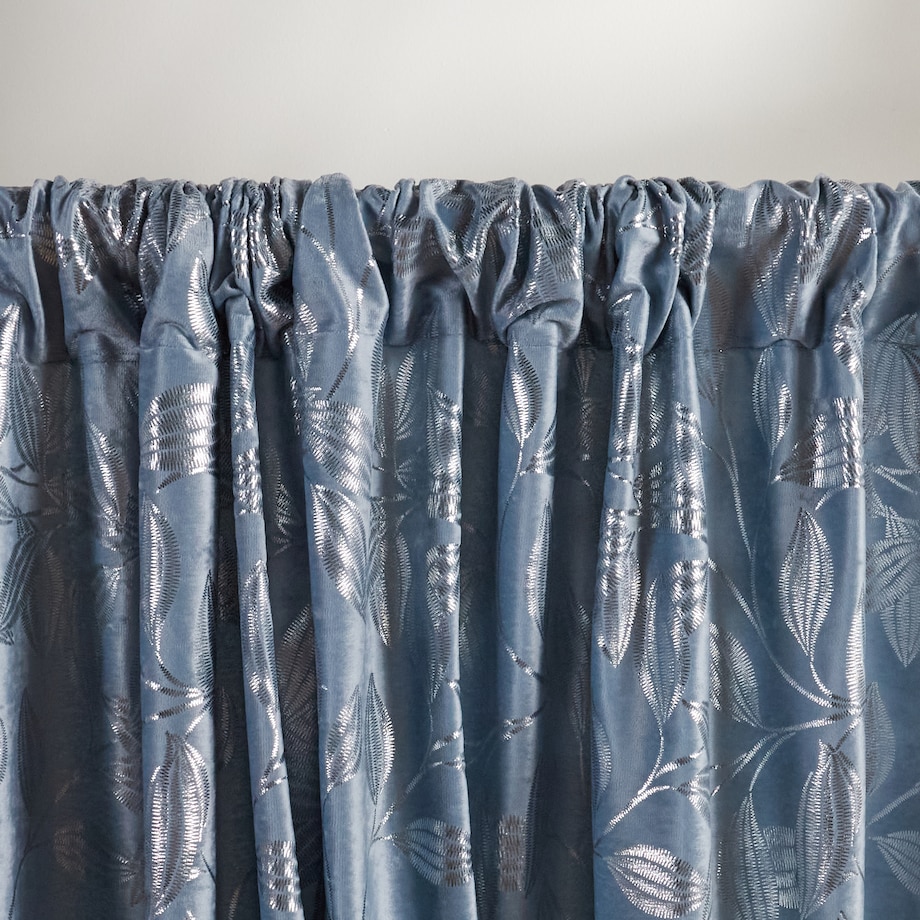 Zasłona Blomstela 140x250 cm z motywem roślinnym