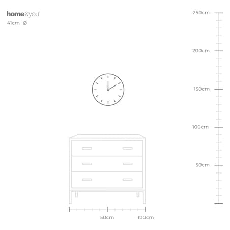Elegancki zegar ścienny diamondo z kryształkami ø 40 cm
