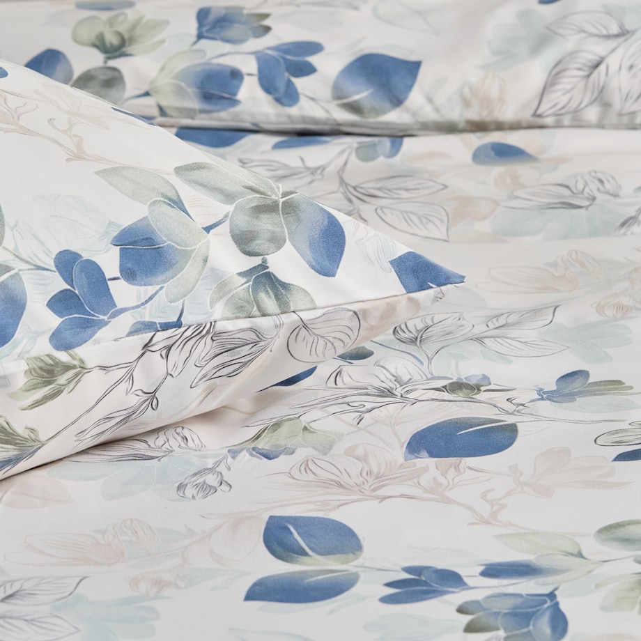 Pościel Z Mikrofibry Trala 200x220 cm z motywem kwiatowym