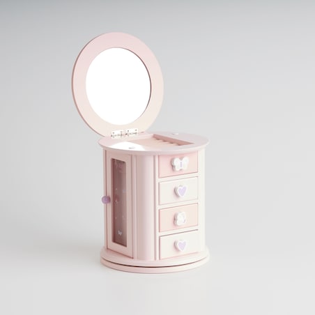 Szkatułka Na Biżuterię Bettilo 18x18 cm z motywem zwierzęcym