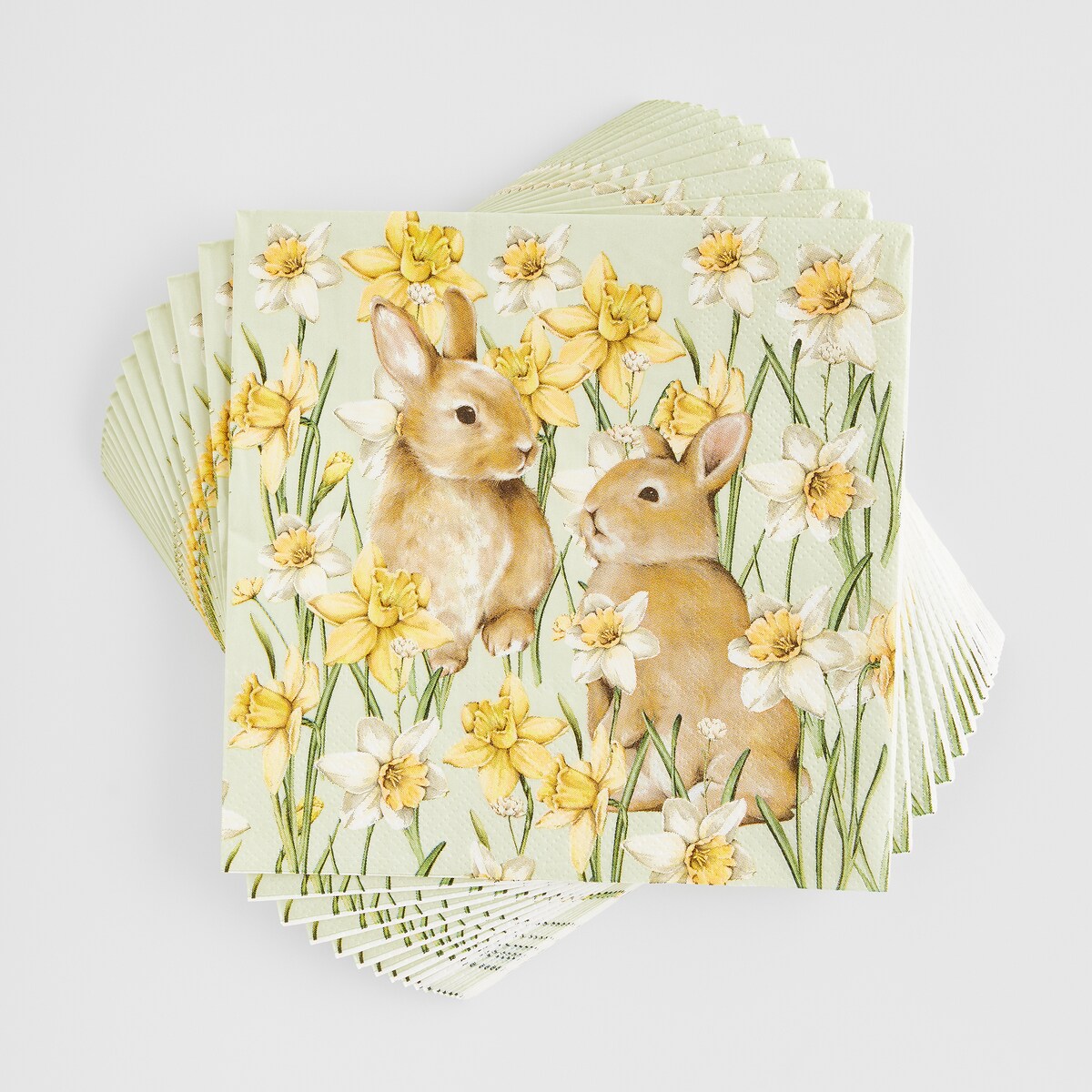 Komplet Serwetek Daffelisbunny z motywem królika