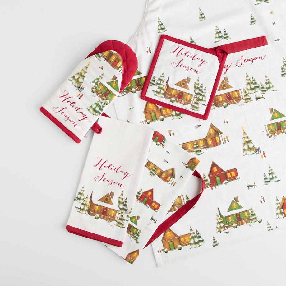 Łapka I Rękawica Winhurst 14x30 cm z motywem domku