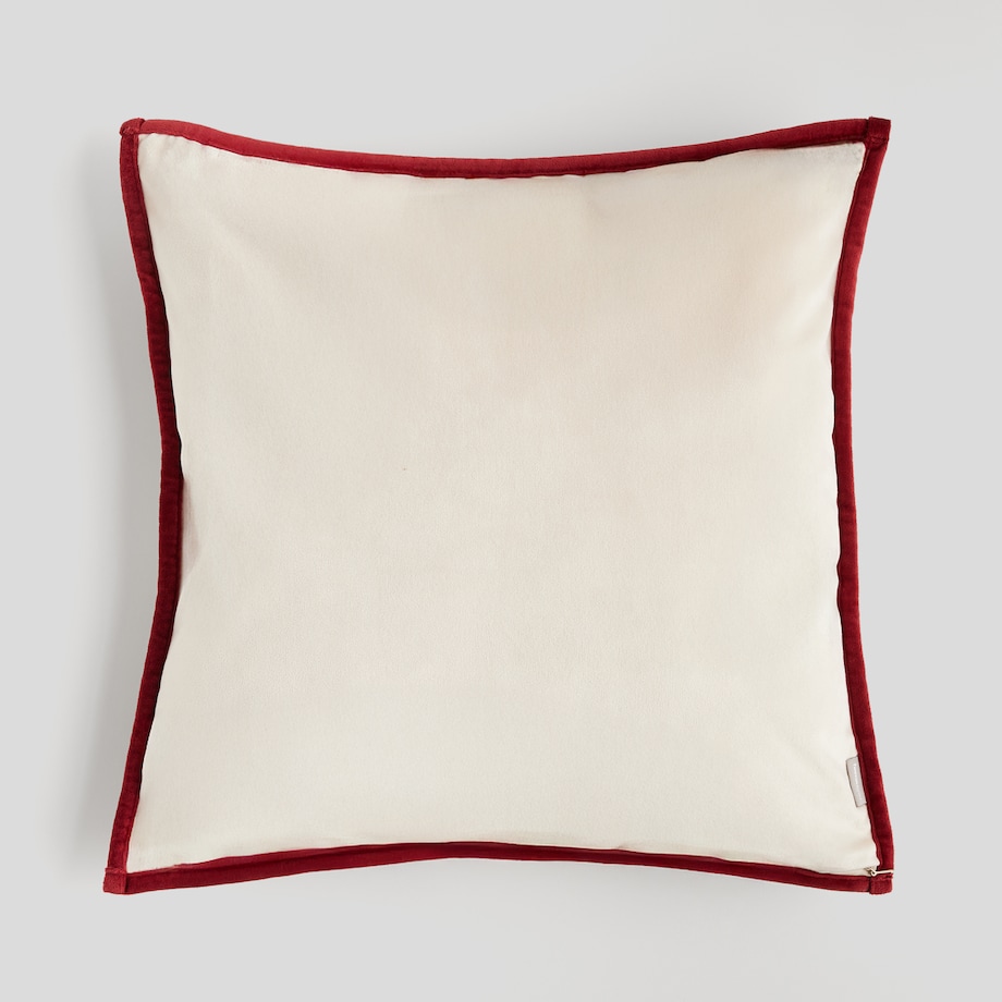 Poszewka Haftowana Caleras 45x45 cm z motywem kwiatowym