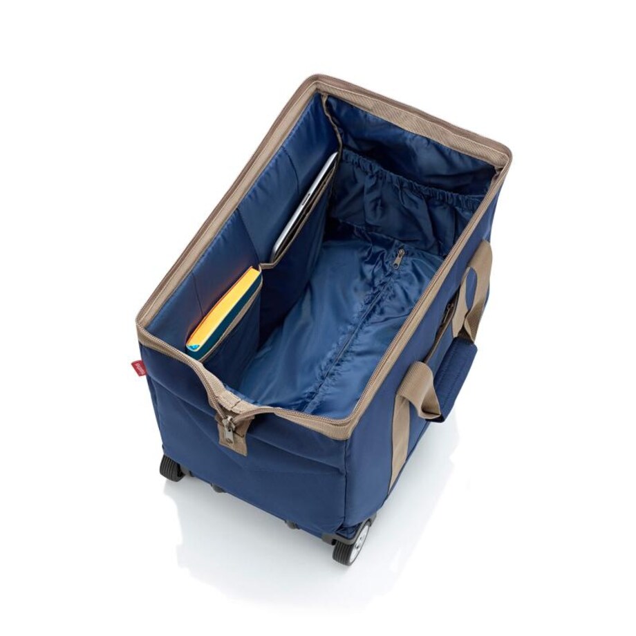 Torba na kółkach allrounder trolley dark blue, poliester, 30l