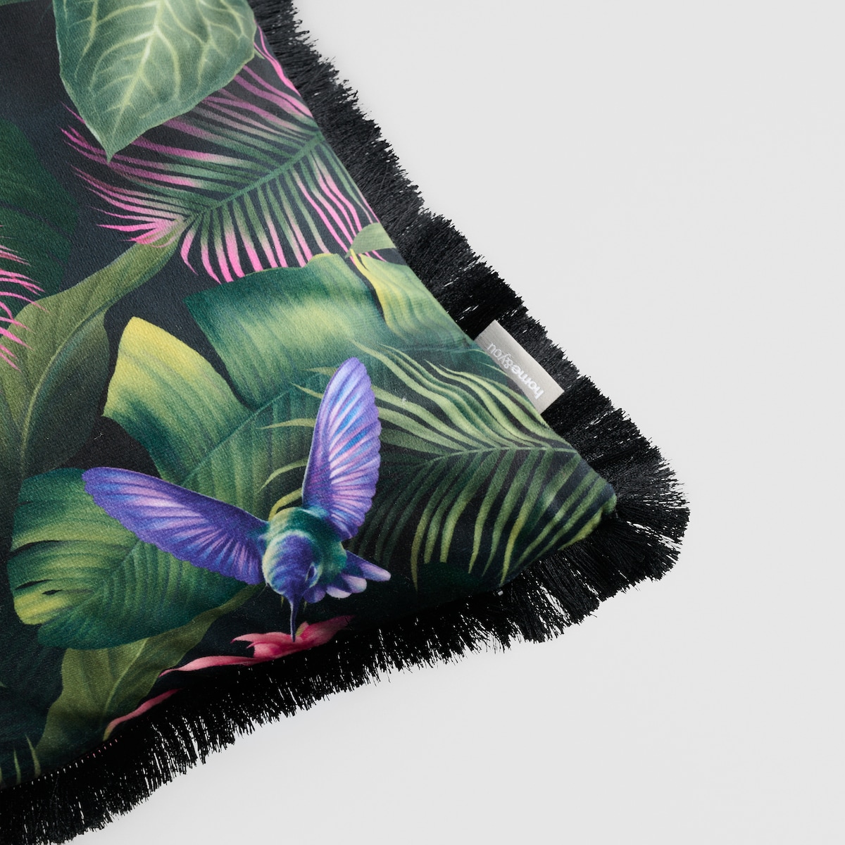 Poszewka z nadrukiem Tripio 45x45 cm z motywem kwiatowym