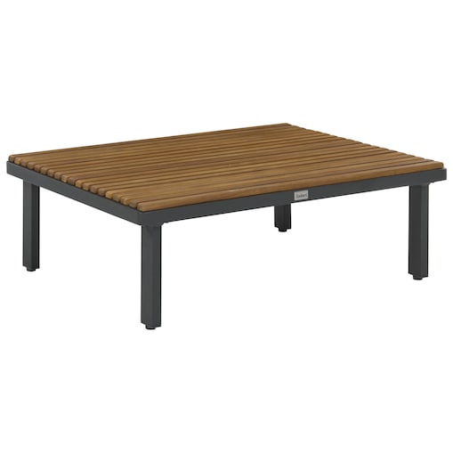 Stolik kawowy ogrodowy FIVIZZANO 90 cm 70 cm Drewno akacjowe