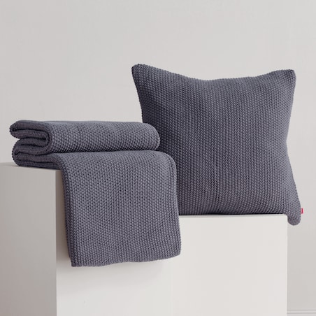 Koc jednokolorowy dzianinowy Zaldar 130x170 cm