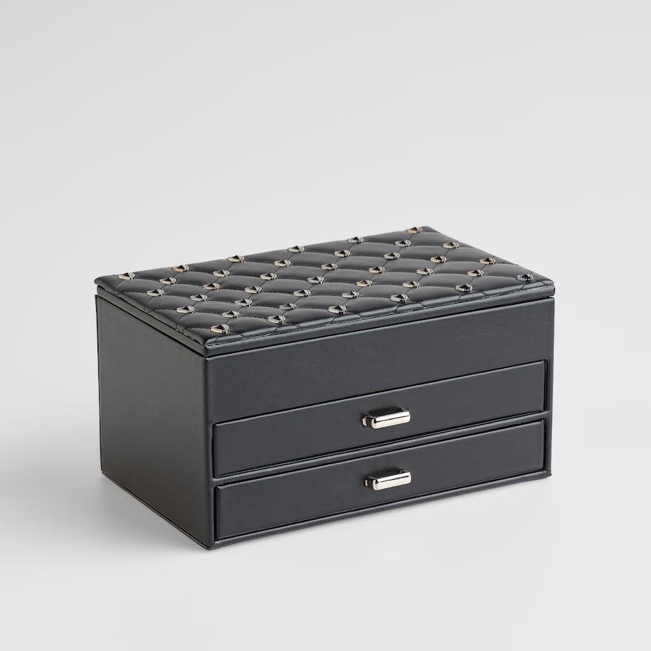 Szkatułka Na Biżuterię Dourado 16x26 cm z motywem serca