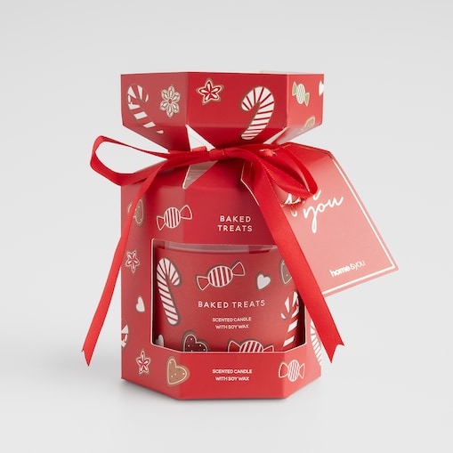 Świeca Zapachowa Ginno gift z motywem piernika