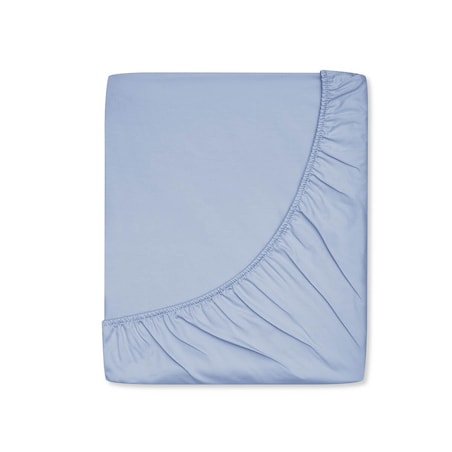 Prześcieradło satynowe z gumką ice blue 140 x 200 cm