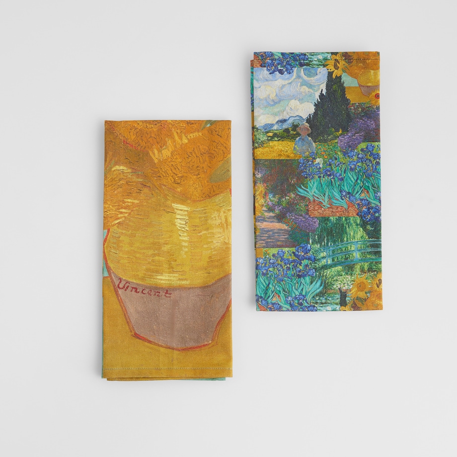 Komplet ścierek Sunflowers 45x65 cm z motywem z obrazu Vincenta van Gogha