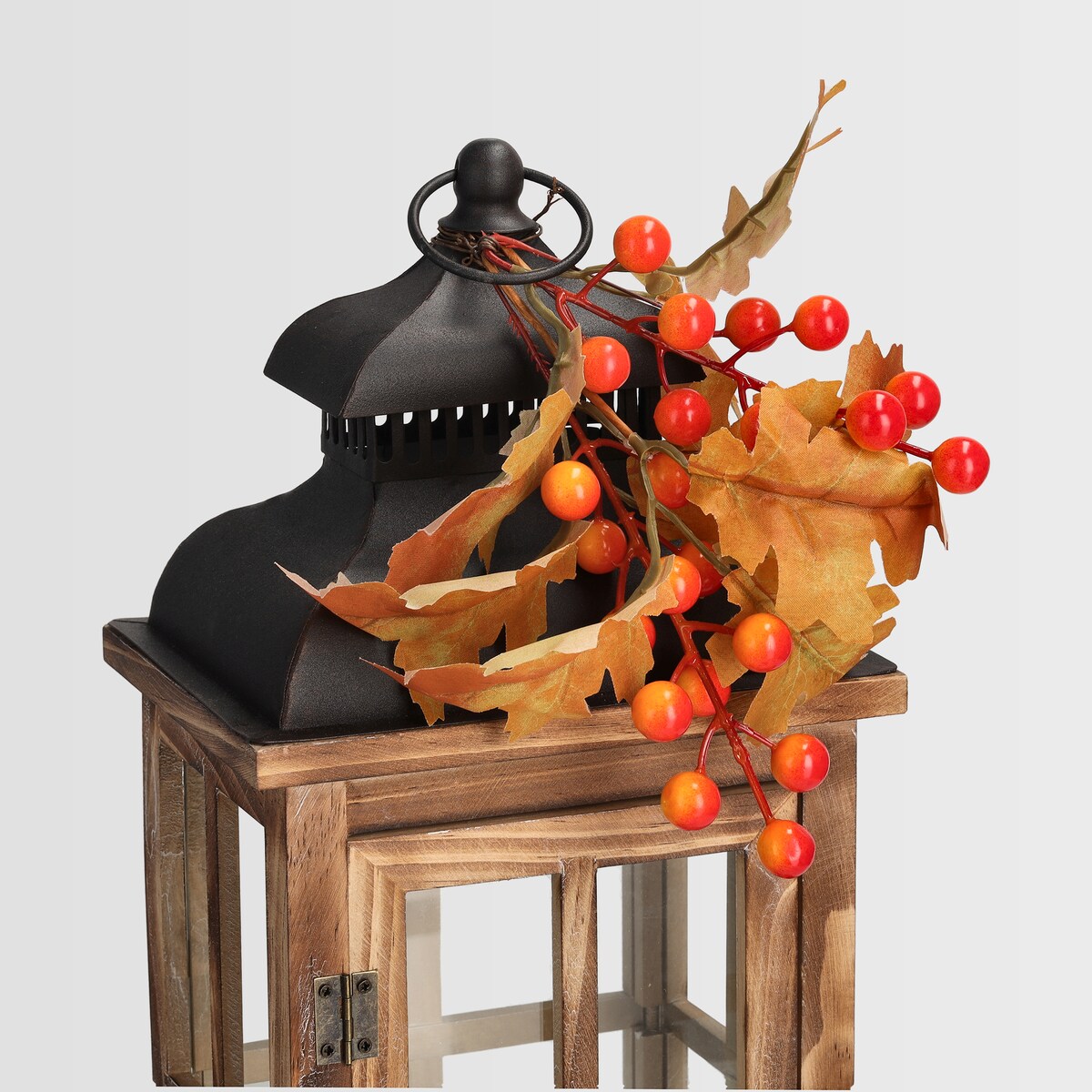 Lampion Tumito z motywem liści