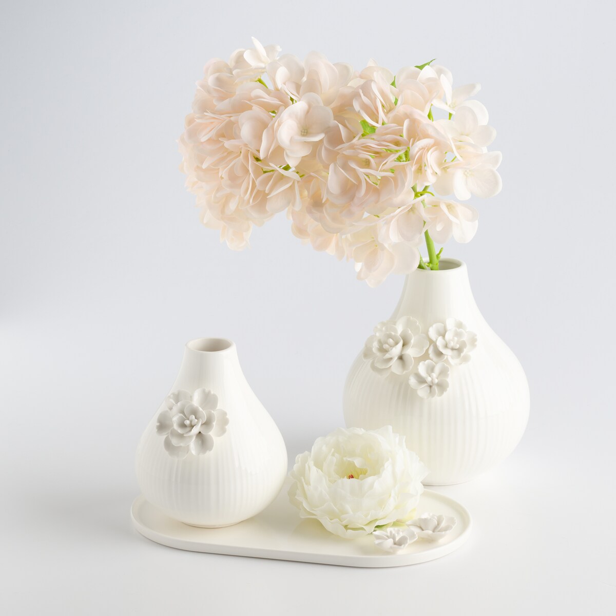 Wazon Celine z motywem kwiatowym