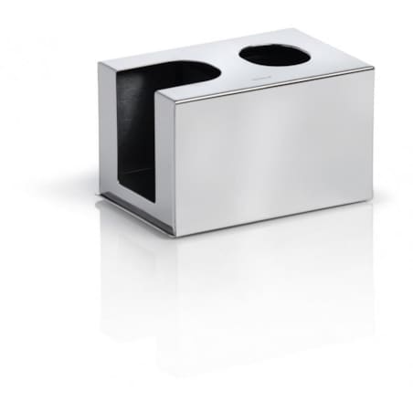 Pojemnik na płatki i patyczki kosmetyczne NEXIO - stal połysk, 7,5x12x8 cm