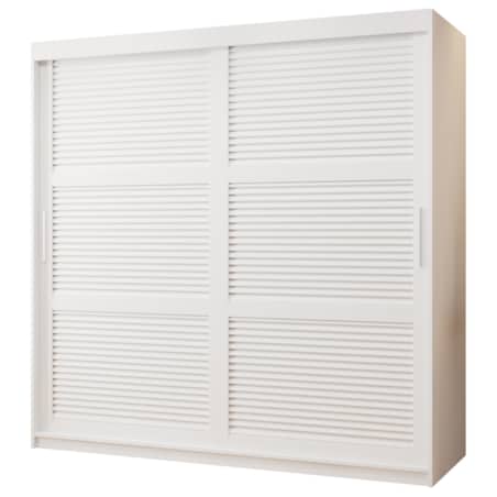 Szafa przesuwna Garderoba ŻALUZJA 180 biały