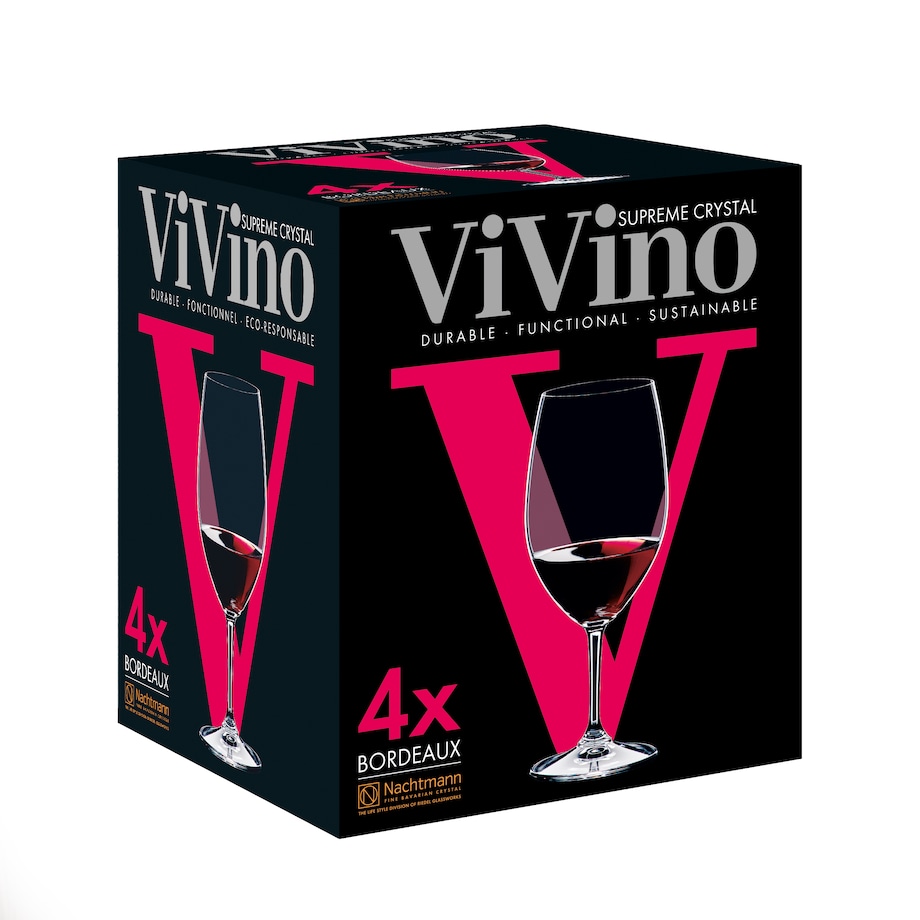 Komplet Kieliszków Do Wina Vivino bordeaux