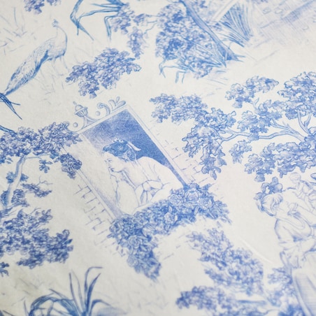 Pościel z bawełny satynowej Evite 200x220 cm z motywem pejzażu