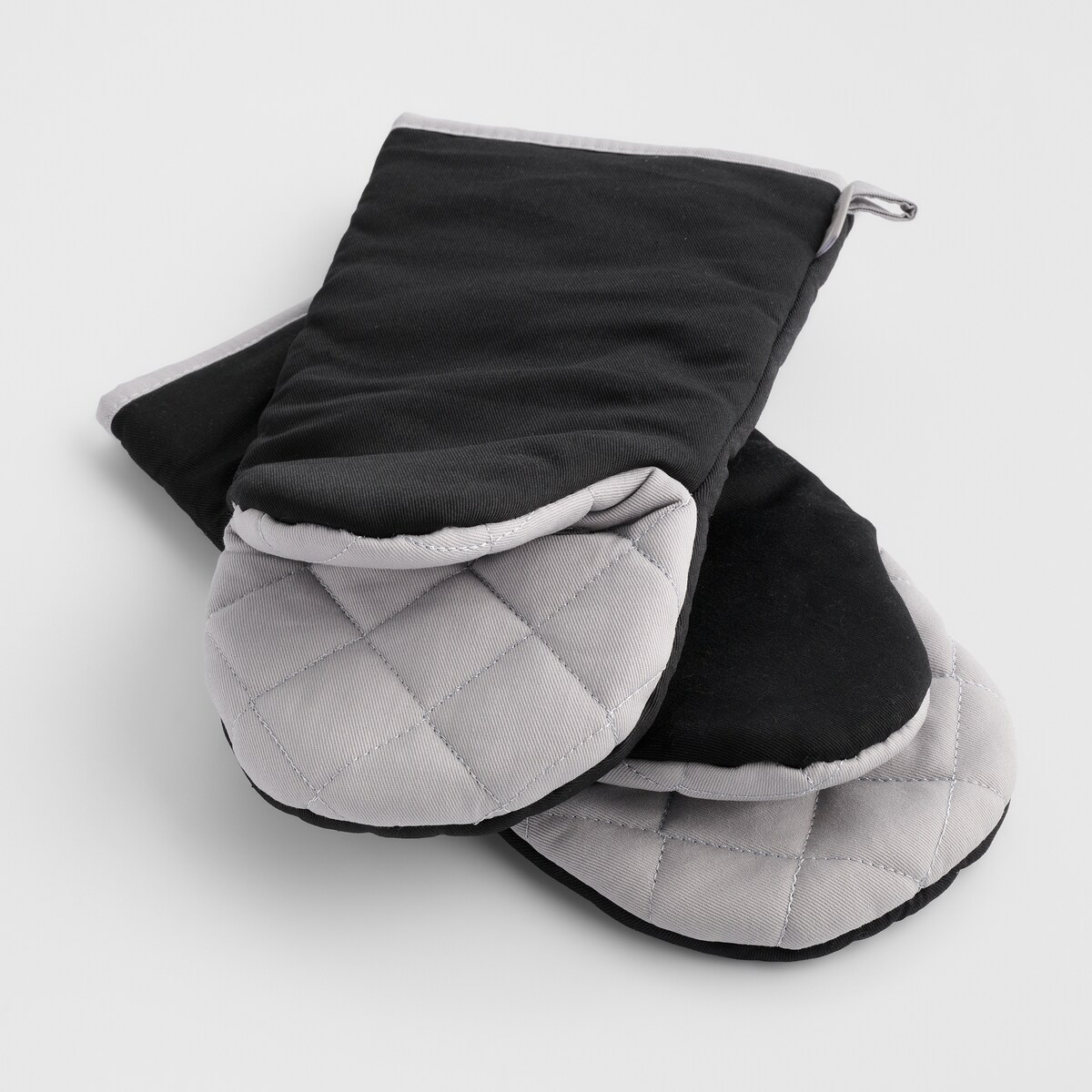 Komplet Rękawic Kuchennych Zifero 14x30 cm z motywem napisów