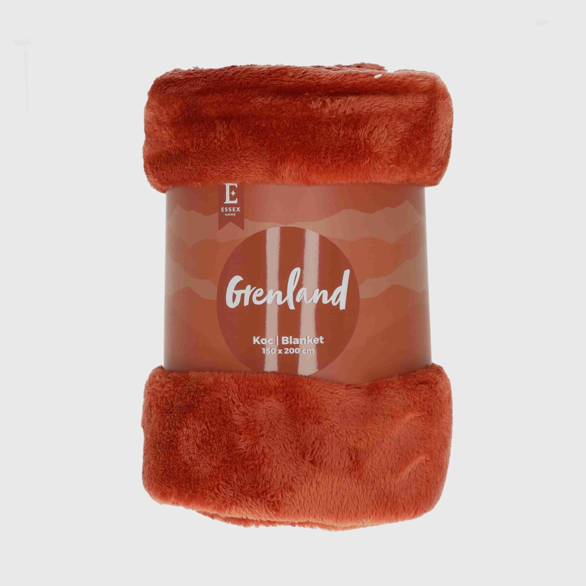 Jednokolorowy koc Grenland VII 150x200 cm