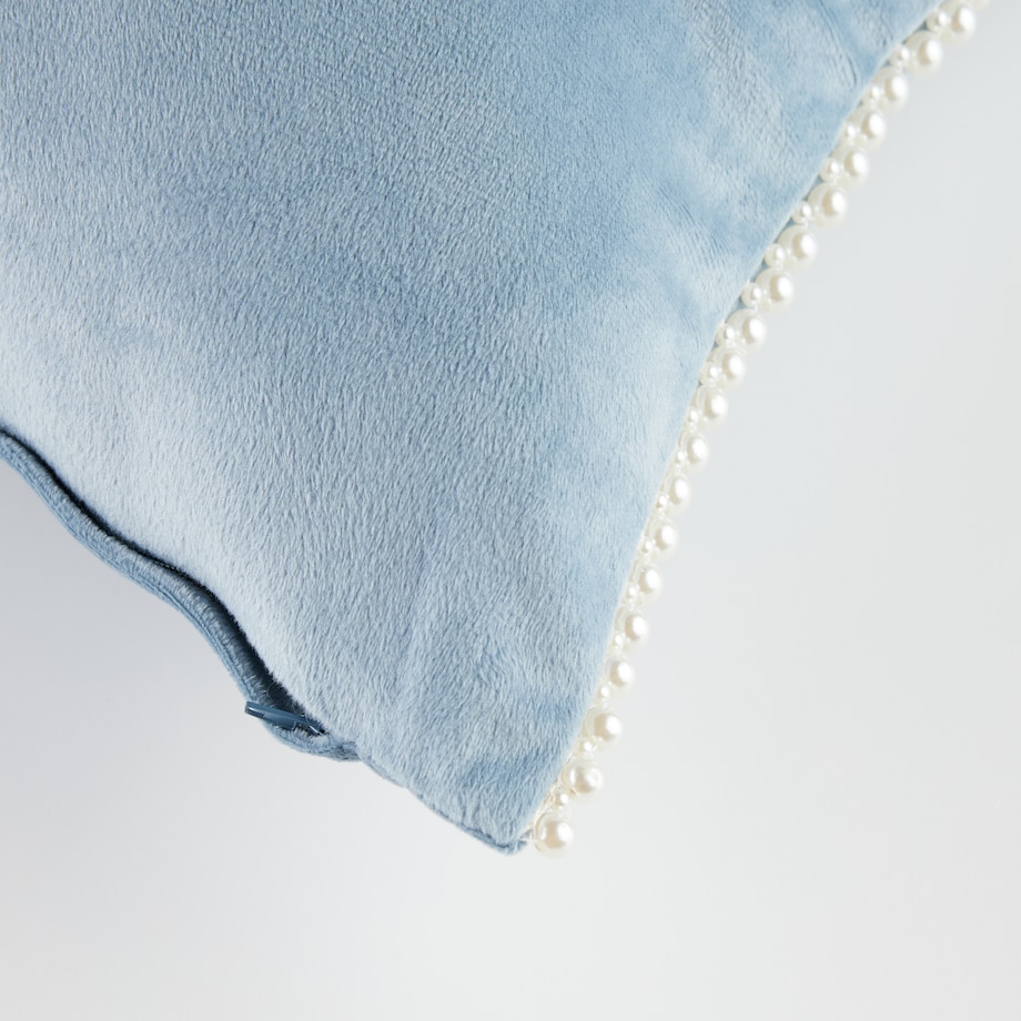 Poszewka Welwetowa Patronis 45x45 cm z motywem perły