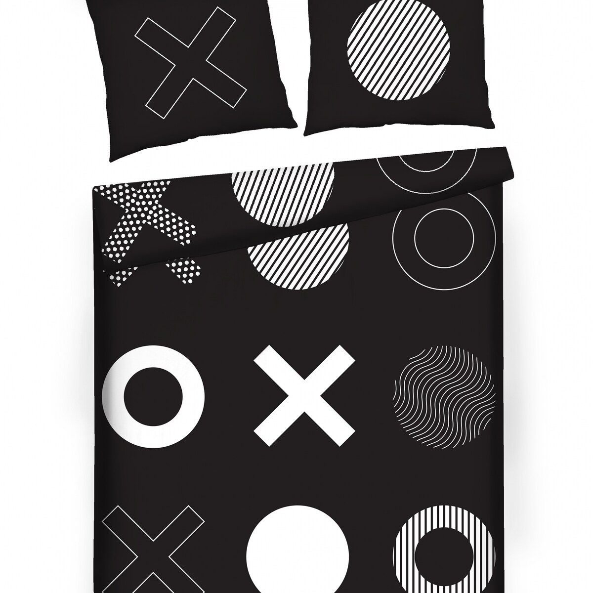 Pościel Satynowa Tictactoe 160x200 cm