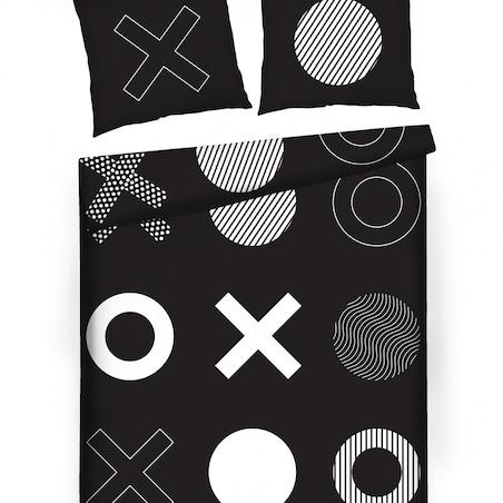 Pościel Satynowa Tictactoe 160x200 cm