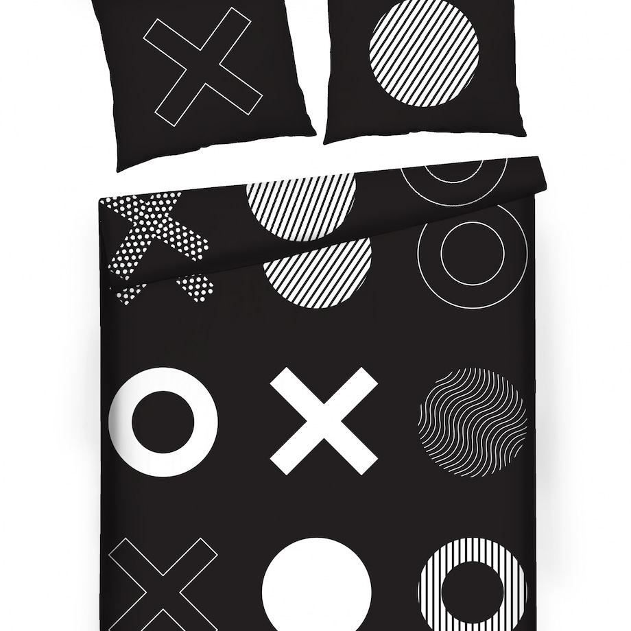 Pościel Satynowa Tictactoe 160x200 cm