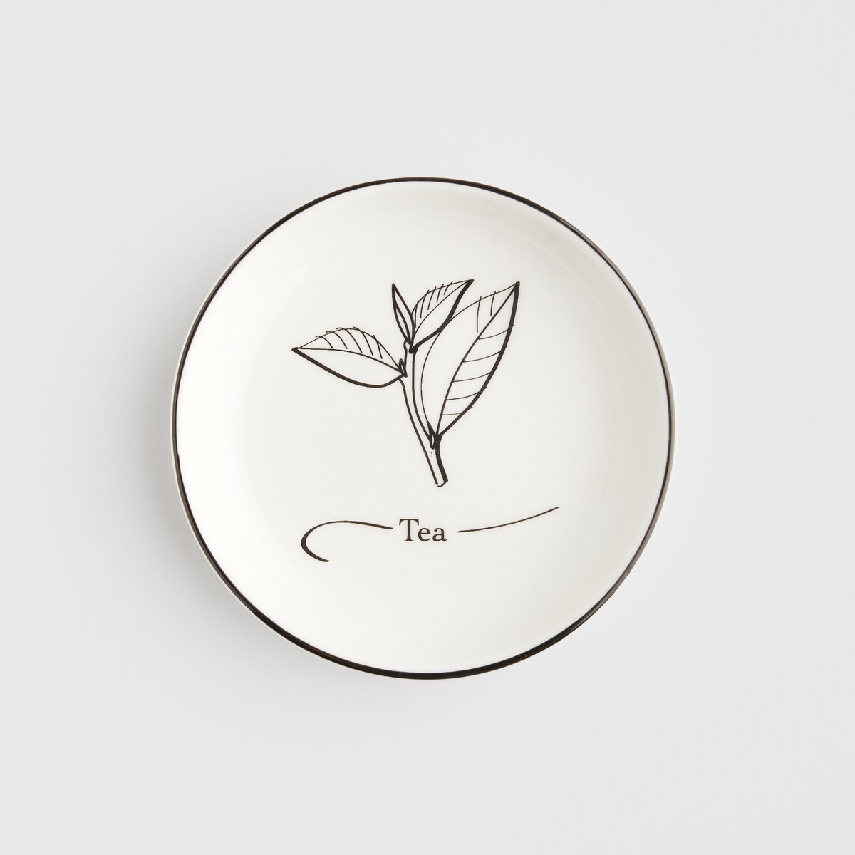 Podstawka Pod Torebkę Od Herbaty Chacha z motywem roślinnym