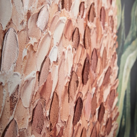 Ręcznie zdobiony obraz Protea