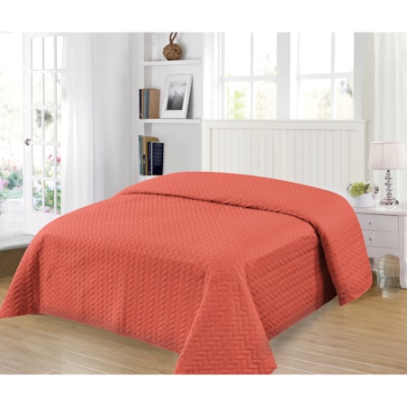 Jednokolorowa narzuta na łóżko Twist 200x220 cm