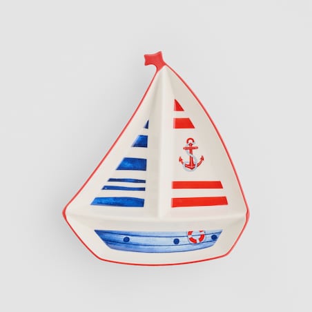 Patera Ancorare z motywem morskim